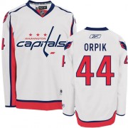 Authentic Men's Brooks Orpik Red Jersey - #44 Hockey Washington Capitals  2018 Stanley Cup Final Champions USA Flag Fashion Size Small/46
