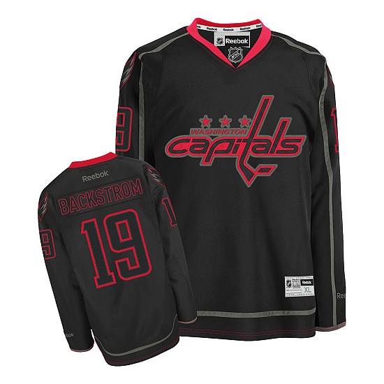 black and red capitals jersey
